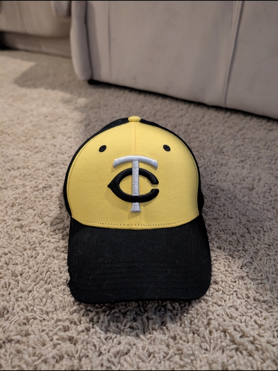 Accessories - Yellow and Black Baseball Cap with Embroidered 'TC' Logo *Hufflepuff